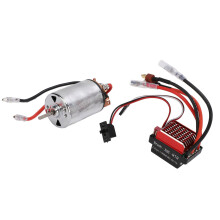 Moteur 550 35x62,5 mm, arbre de 3,17 mm, ESC 60 A, argent