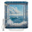 Ocean Wave Shower Curtain 60 x 72 in Polyester Washable 1