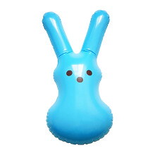Aufblasbare Osterhasen-Dekoration, Himmelblau, 34,8 cm (13,7 Zoll)