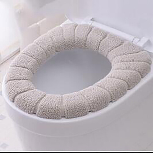 Gestrickter WC-Sitzbezug – weich, waschbar und universell passend