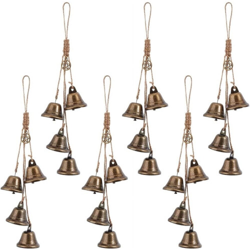 Door Knob Bells Set Witchy Home Decor 6 pcs
