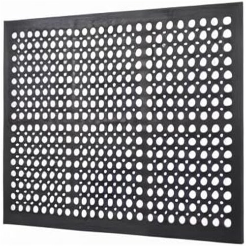 Tapete de borracha resistente para piso, 61 x 91 cm (24 x 36 polegadas)