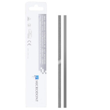 Tiras de pulido dental de acero inoxidable de 4 mm x 150 mm (12 unidades)