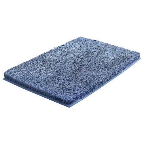 Tapete felpudo antiderrapante para banheiro, 40 x 60 cm (16 x 24 polegadas)