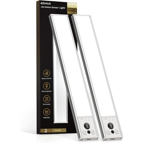 10 inch LED-onderkastverlichting met bewegingssensor, dimbaar, USB-C