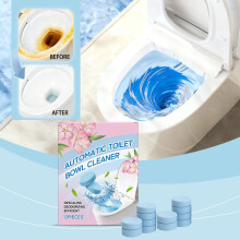Comprimés nettoyants pour toilettes à usage domestique (paquet de 6)