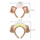 Plush Cosplay Headpiece With Maid Theme-puddingchef spots 2
