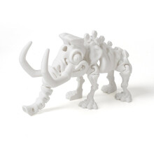 Fehér mamut csontváz figura 22,5 cm