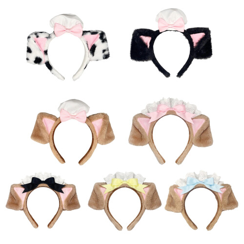 Plush Cosplay Headpiece With Maid Theme-puddingchef spots 2