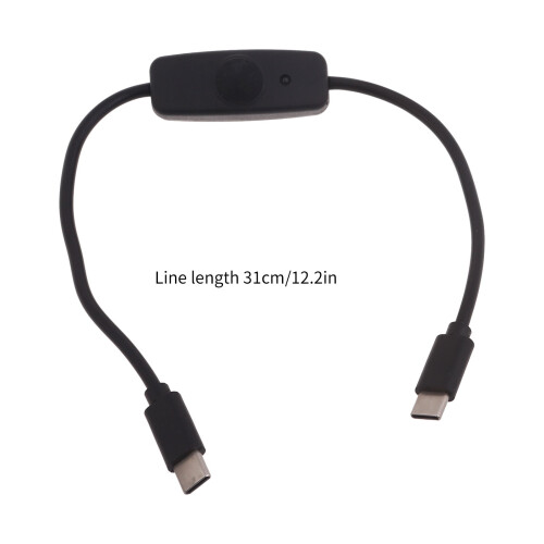 Καλώδιο φόρτισης USB C, USB C σε USB C, Γρήγορο καλώδιο φόρτισης 15W τύπου C με διακόπτες 2