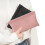 Geldbörse, Handytasche, Kosmetiktasche, einfarbig, lang 5