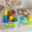Grids Organizers Box Clear View Compartments-green four layers 7