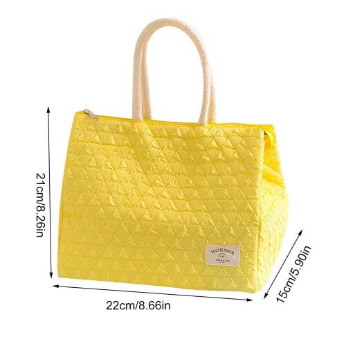 Back to School Lunch Bag Beige 2