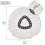 6 Pack Spin Mop Refill Replacement Head Compatible with Ocedar and Vileda,Mop Heads Replacement 2
