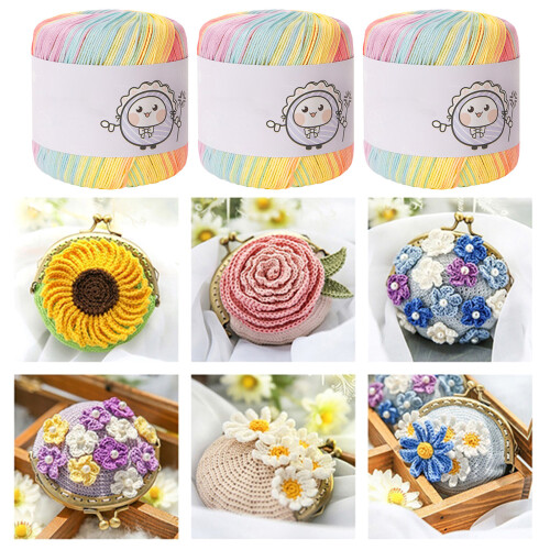 3Pcs Cotton Crafting Thread Fade Proof For Sewing Quilting-A 2