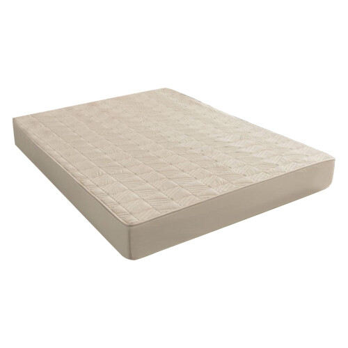 Drap-housse matelassé en polyester 200 x 150 cm 1