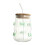 Glasmilchbecher mit Deckel und Schleifenmuster, 350 ml 2