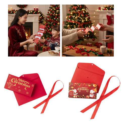 Weihnachtsgeschenkkartenhalter, 6 Fächer,-2 2