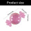 Sweetheart Candy Jar，Transpicuous Candy Boxes Sweet-Blue 4