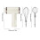 Versatiles Kitchen Hand 800mAh Battery 3 Option With-White 4