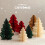Green Honeycomb Paper Christmas Tree Table Decoration 5