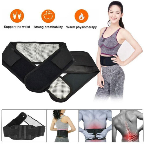 Cinturón de soporte lumbar magnético autocalentable 2