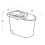 Tatay Rectangle Squeezer Bucket with Wheels, Blue 4