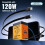 Chargeur rapide W&O GaN120W avec câble USB-C rétractable 3