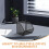Hanging File Holder Mesh Wall Organizer Black Office Workspace Space Optimization 1Pack 7