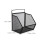 Hanging File Holder Mesh Wall Organizer Black Office Workspace Space Optimization 1Pack 6