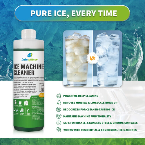 LULUGLITTER Ice Machine Cleaner Maker Descaler 1