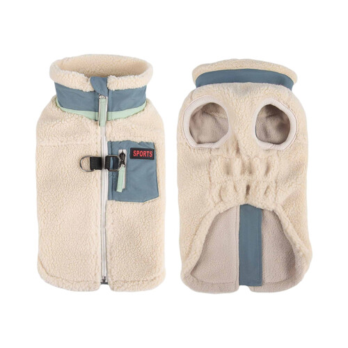 Hunde-Wintermantel Fleecejacke Größe M 1