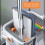 JOYBOS Hand Mop with Wringer and Microfiber Pads 5