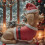 Met de hand geschilderd langbenig beeldje kerstversiering hars 5