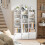 Homcom HOMCOM Tall Bookcase, 6-Tier Bookshelf with 3 Adjustable Shelves, White 9