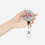 3Pcs Spring Loaded Card Badges Holder Retractable Badges-B 6