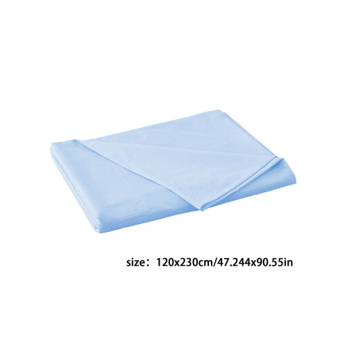 Bomuldslagen, hvidt percale, 120x230 cm 2