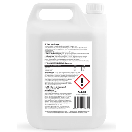 LTP GROUT STAIN REMOVER (5L) 2