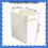 Slim Small Trash Can White Plastic 1-Pack 4