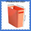 Slanke plastic prullenbak 9,8" x 10,8" x 5,1" met handvatten 7