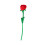 Curtain Buttons Plush Rose Design 6 pcs 2
