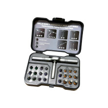 Jeu d'outils de tournevis magnétiques portables de 24 pièces