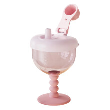 Heat Resistant Baby Juices Milk Water Training Cup-Pink