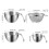 Practical Stainless Steel Kitchen Tool Bowl For Mixing-4 4