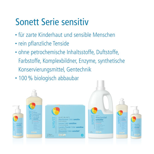 Sonett Liquid Detergent, Neutral, 2 L 2