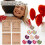Valentine Cards with Heart Crystals 24 Pack 4