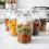 Skull Storage Jar with Lid – 12.5 oz, Clear Plastic 3