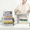 Clear Foldable Book Storage Box 5
