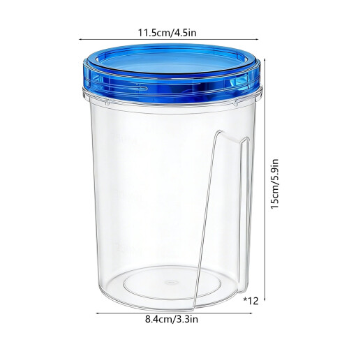 50oz stapelbara matförvaringsbehållare, 12-pack 2
