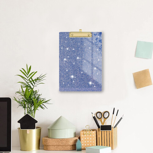 Glitter Acrylic Clipboard Rose Gold 1 Piece 2
